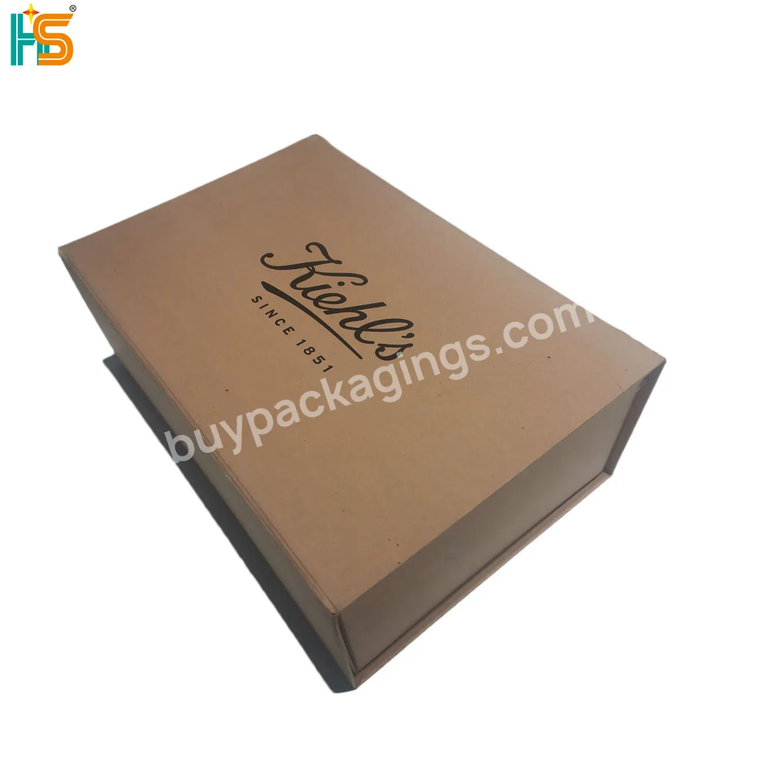 Luxury Sturdy Foldable Lingerie Package Kraft Paper Collapsible Gift Magnetic Closure Box With Your Own Logo