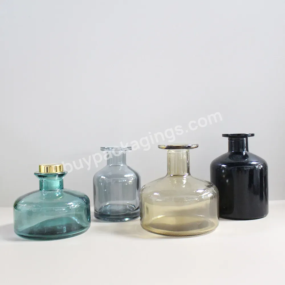 Luxury Style 100 Ml 200 Ml 150ml Room Square Fragrance Essential Oil Squarred Glass Reed Diffuser Bottles With Packaging