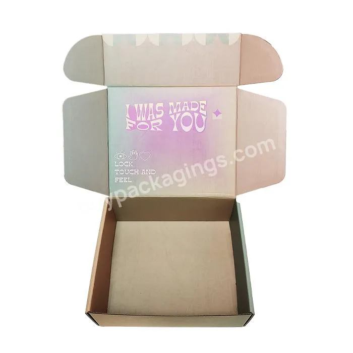 luxury thankyou luxury mailer packaging box cardboard postal shipping box
