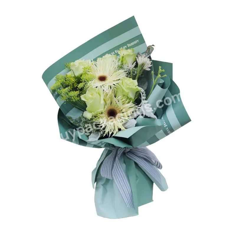 Luxury Waterproof Plastic Wrapping Matt Film Flower Wrapping Paper Bouquets For Florist Wrapper