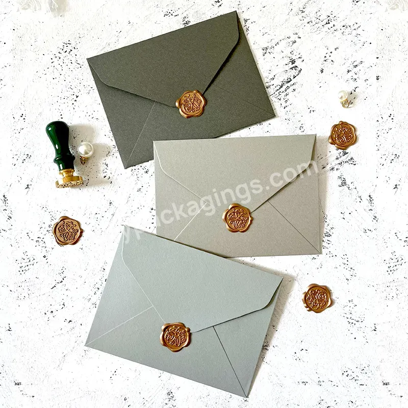 Luxury Wedding Hard Card Letter A6 Envelope Packaging With Your Logo