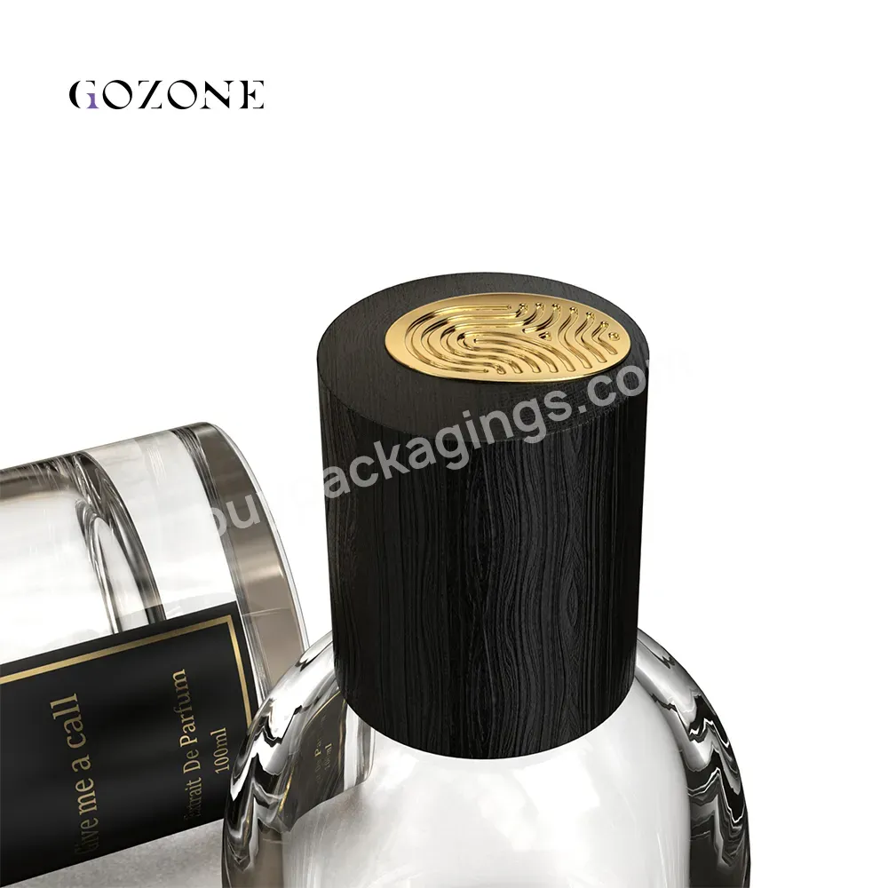 Luxury Wholesale Mini Round 30ml 50ml 100ml Empty Spray Perfume Oil Bottle Glass