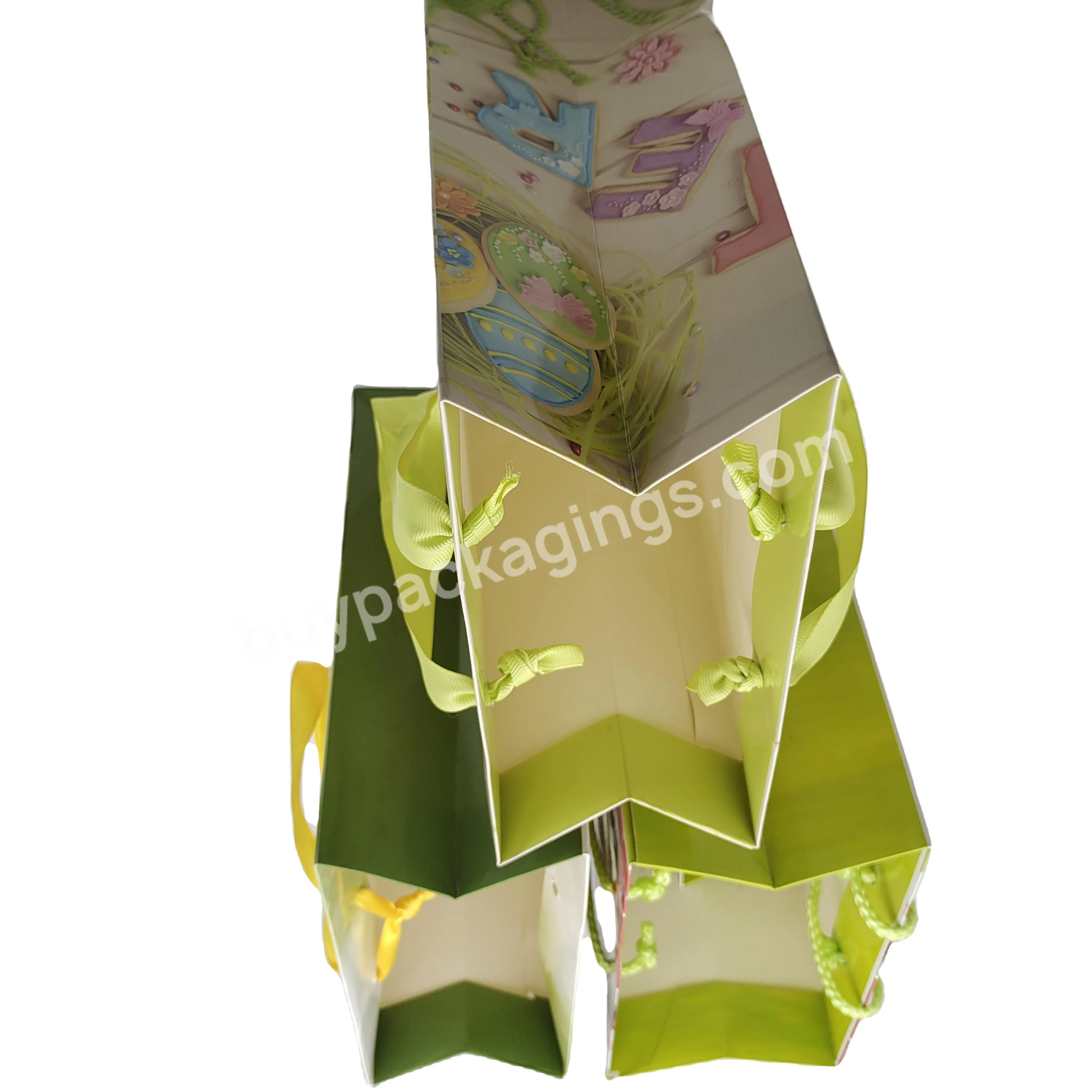 Luxusverpackung Customize Festival Souvenir Delightful Color Package Logo Printed Firm Art Paper Bags