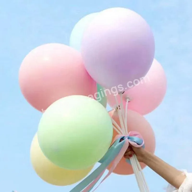 Macaron Latex Balloons Baby Shower Balloons Mothers Day Pastel Balloons