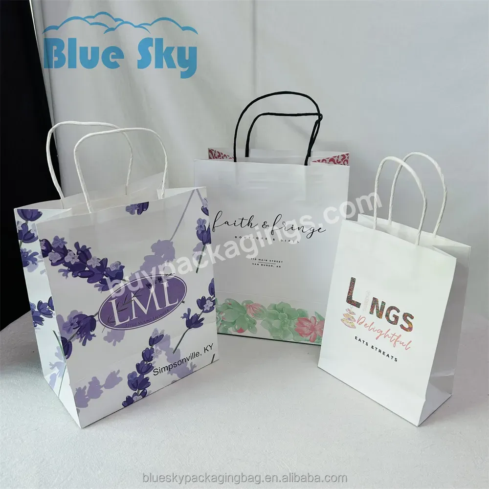 Made In China 180 Grams Custom Printed Logo Kraft Paper Bag Processing Shopping Gift Paper Bag Processing - Buy Shopping Paper Bag,Paper Packagaing Bag,Kraft Paper With Handle.