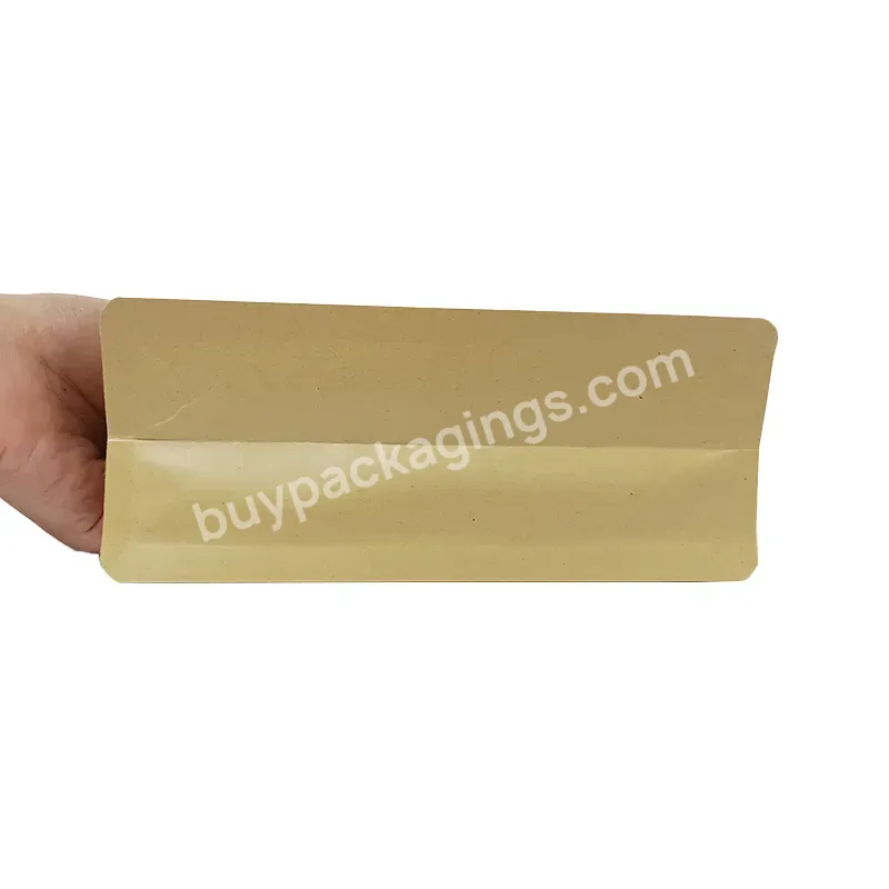 Made In China Brown Kraft Paper Bags With Clear Window For Food Packaging