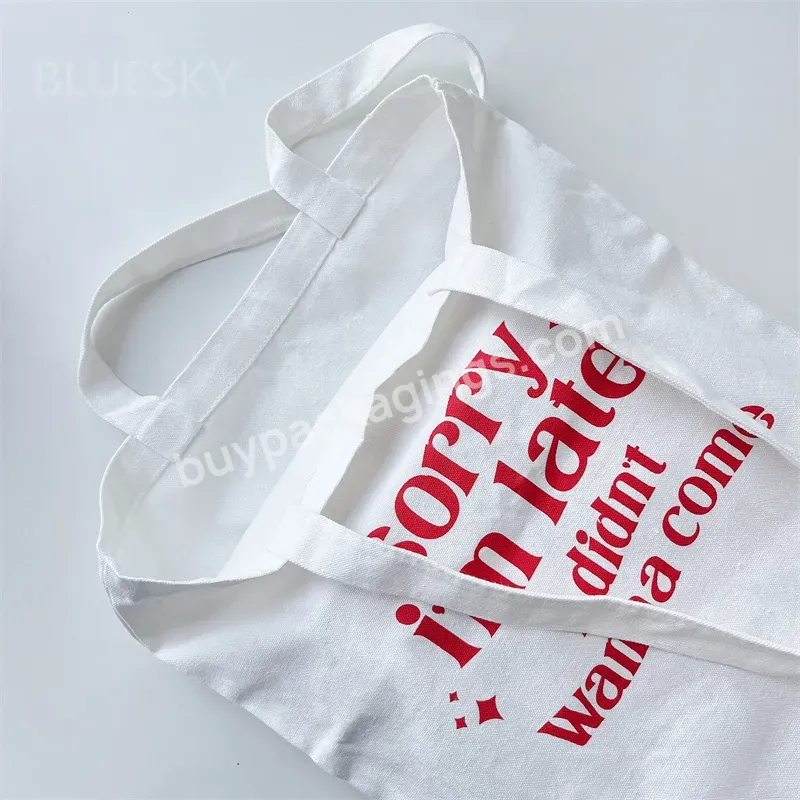 Made In China Custom Cotton Tote Bag Women Blank Plain Canvas Reusable Bags With Design