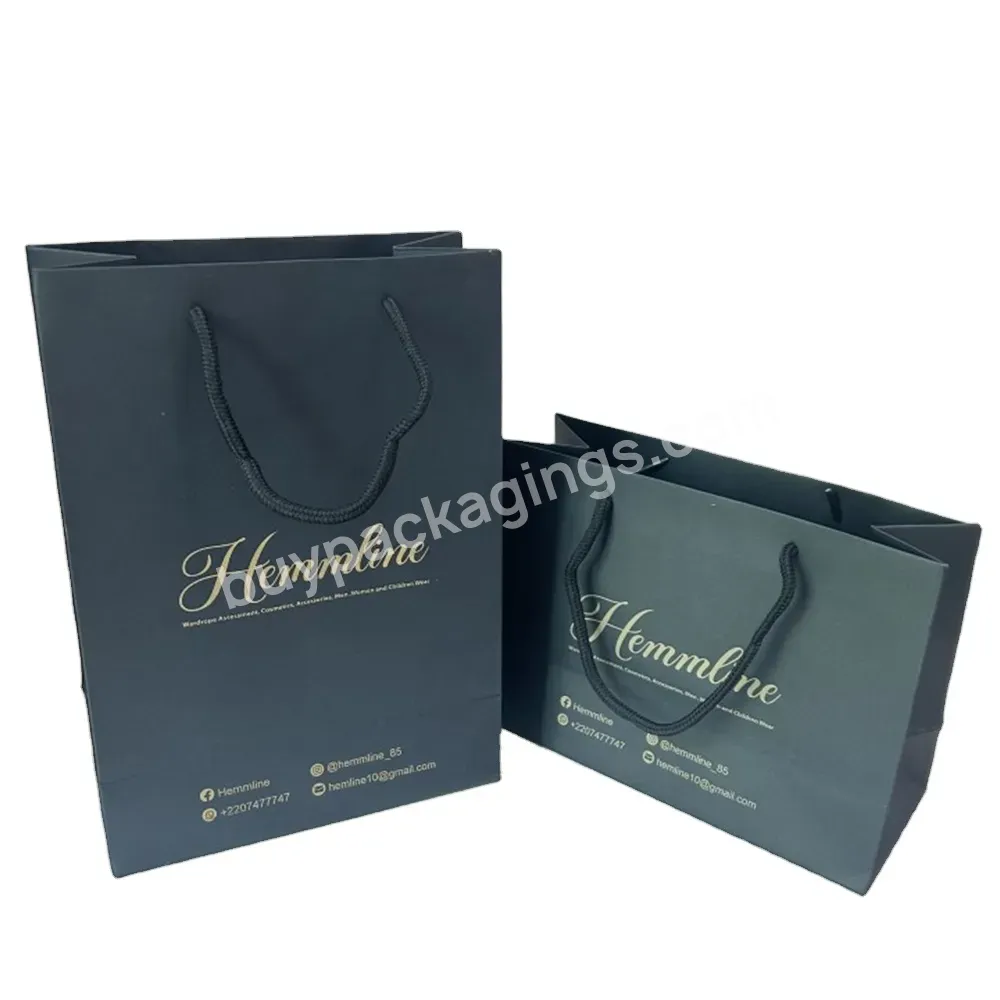 Made In China Wholesale Custom Printing Luxury Luxury Gift Bag Packaging Custom Printing Promotion Thank You Gift Bag