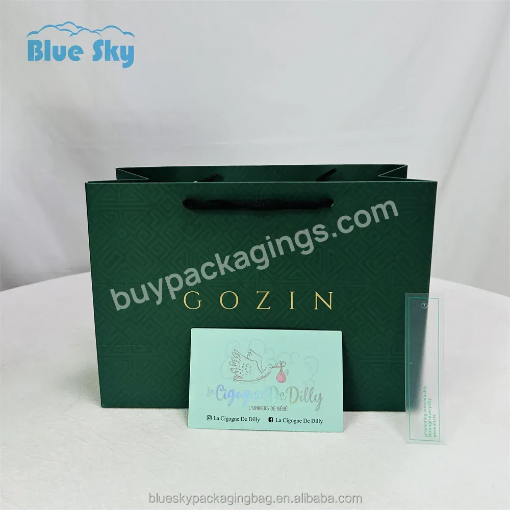 Made In Chinacustom Logo Luxury Bolsa De Papel Paperbag Retail Gift Boutique Shopping Packaging Paper Bag For Clothing