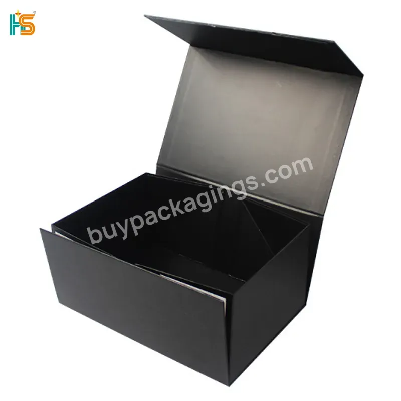 Magnetic Collapsible Rigid Luxury Professional Custom Free Sample T Shirt Packaging Packing Pant Foldable Gift Box