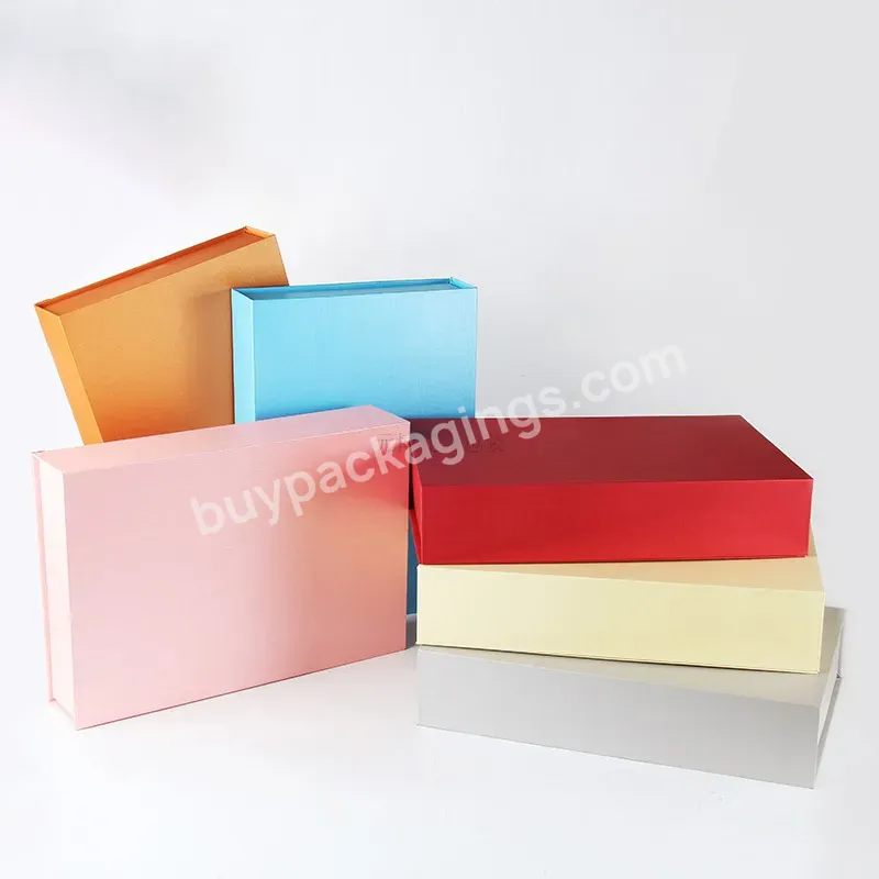 Magnetic Gift Boxes With Insert The Most Popular And Discounted Prices Custom Luxury Book Shaped Rigid Paper Box Packaging