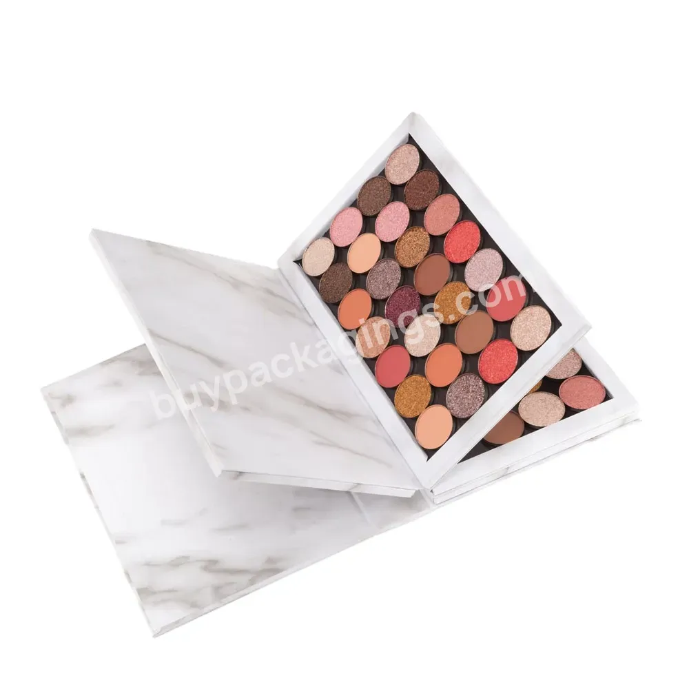 Magnetic Palette Marble Empty Makeup Palette With Mirror For Eyeshadow Lipstick Blush Powder Box