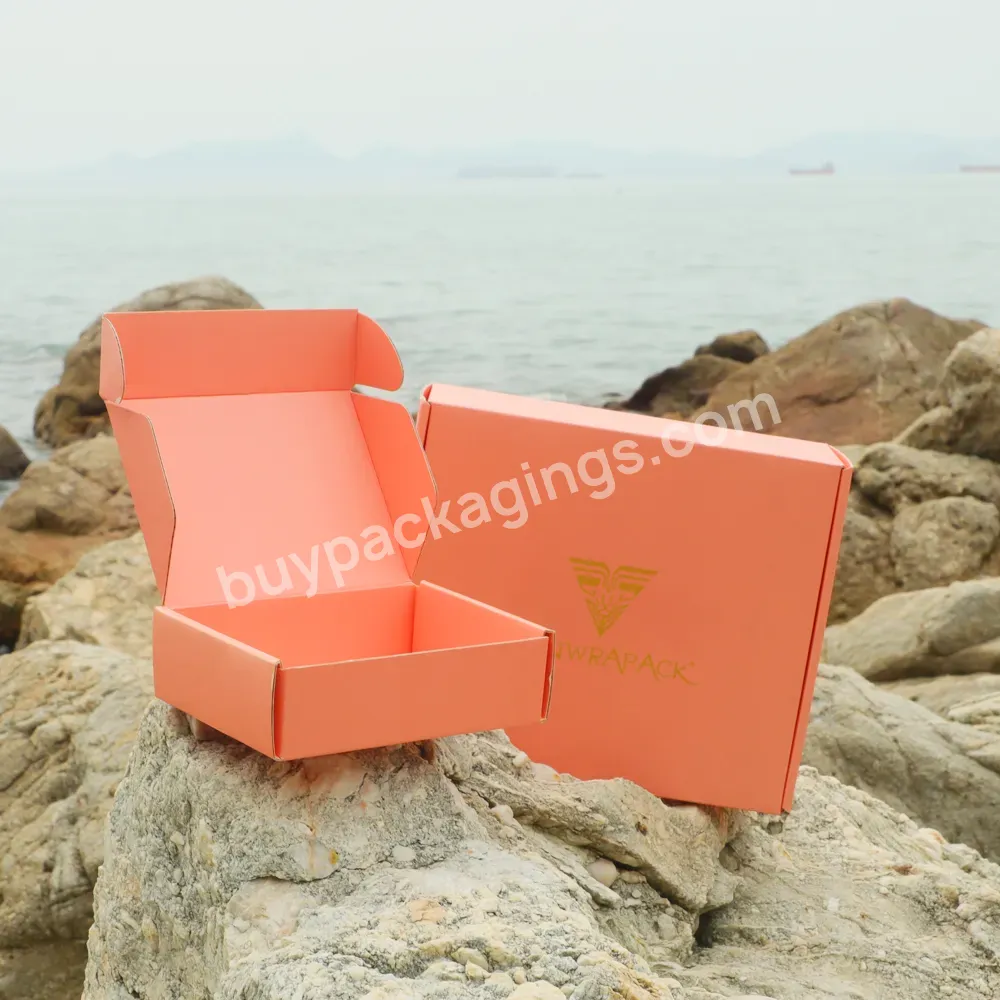 Mailer Box Custom Logo Printed Durable Apparel Packaging Boxes Manufacture Customized Colored Mailer Boxes For Hat