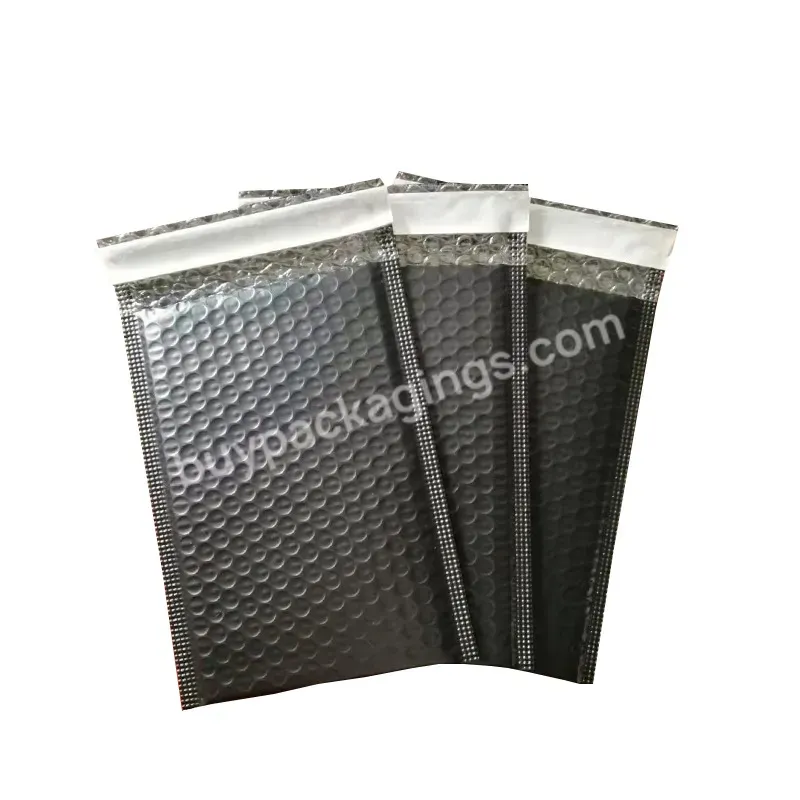 Mailing Bags Resistant Plastic Packaging Custom Size Black Waterproof Bubble Envelope Padded