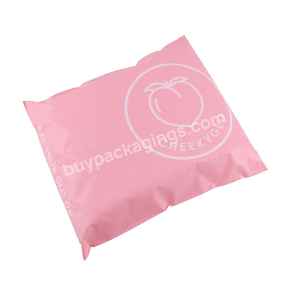 Mailing Delivery Food Grade Eco Friendly Customized Logo Printed New Light Packing Pink Mailer Bag