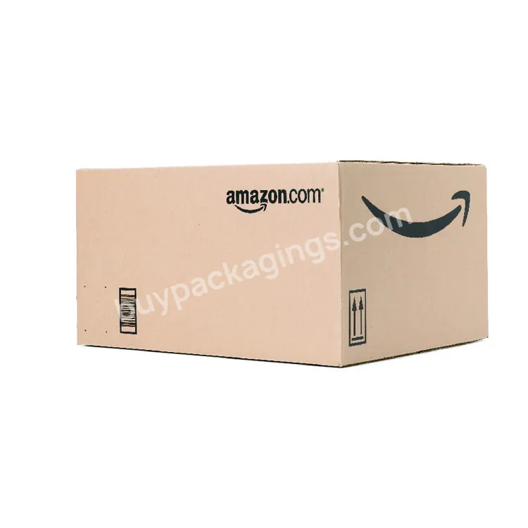 Mailing Shipping Carton Box Printed Small Ebay E-commerce Business Printing Logo Recyclable Corrugated Box