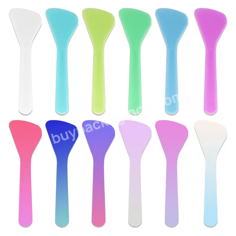 Makeup Facial Spatula Set Mini Spatula Skincare Cosmetic 8cm Pp Plastic Face Cream Silicone Beauty Spatulas