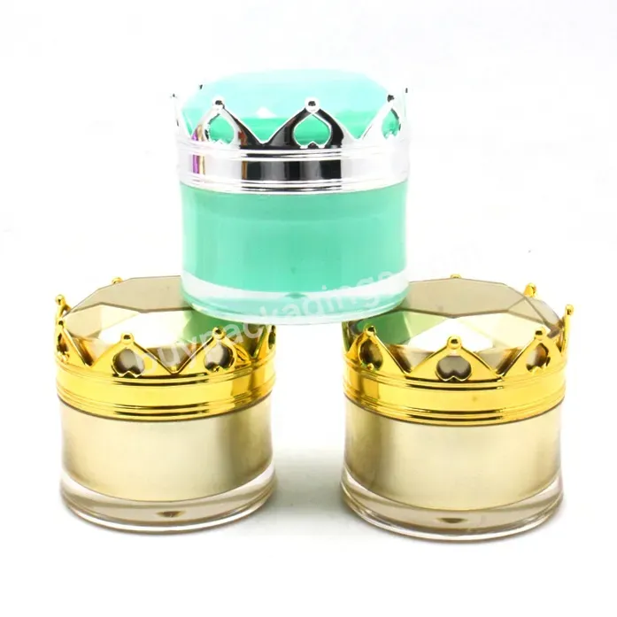 Makeup Jars Wholesale Containers Clear Square Acrylic Plastic 30g 50g 100g Luxury Face Cream Cosmetic Packaging Cosmetic