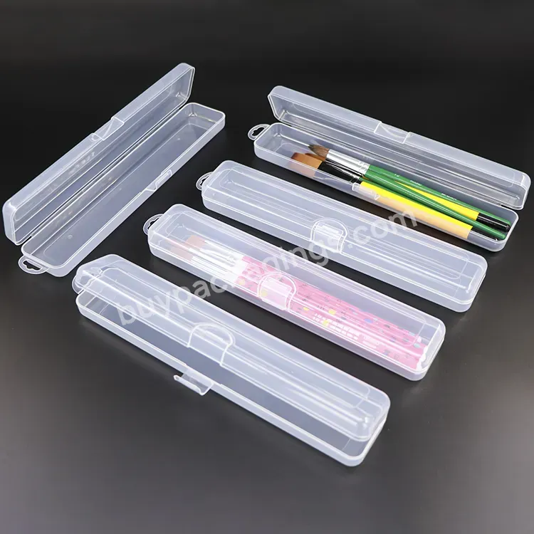 Makeup Tool Brush Box Packaging Painting Marker Pen Case Gel Liner Brush Box Plastic Painting Brush Pen Case