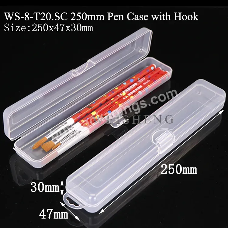 Makeup Tool Brush Box Packaging Painting Marker Pen Case Gel Liner Brush Box Plastic Painting Brush Pen Case