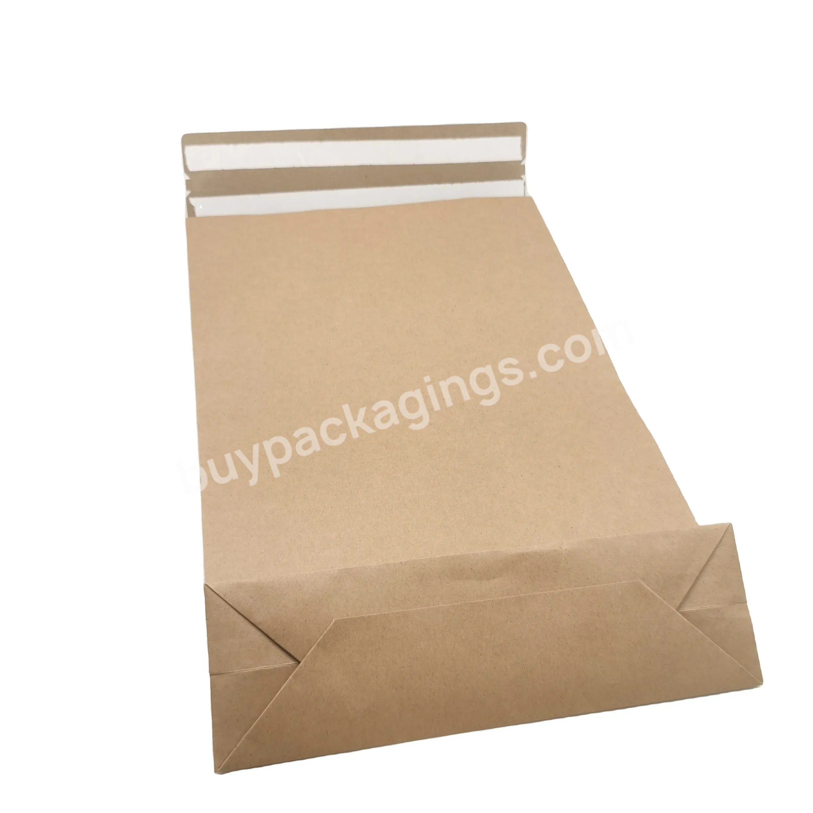 Malier Bag Custom Eco Friendly Cheap Price Brown Kraft Paper Envelope Bag Shipping Bags For Clothing