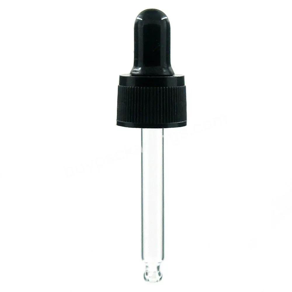 Manufacture Black White Rubber Teat Head For 18mm Dropper Cap