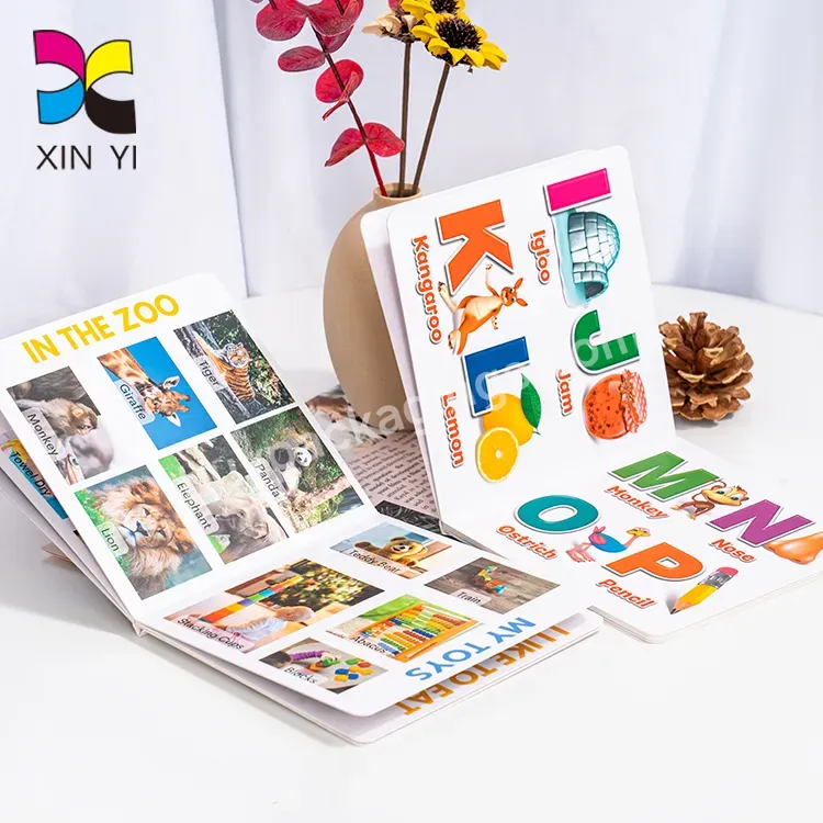 Manufacture Children Board Book Oem Design Book Printing High Quality Children Learning Books