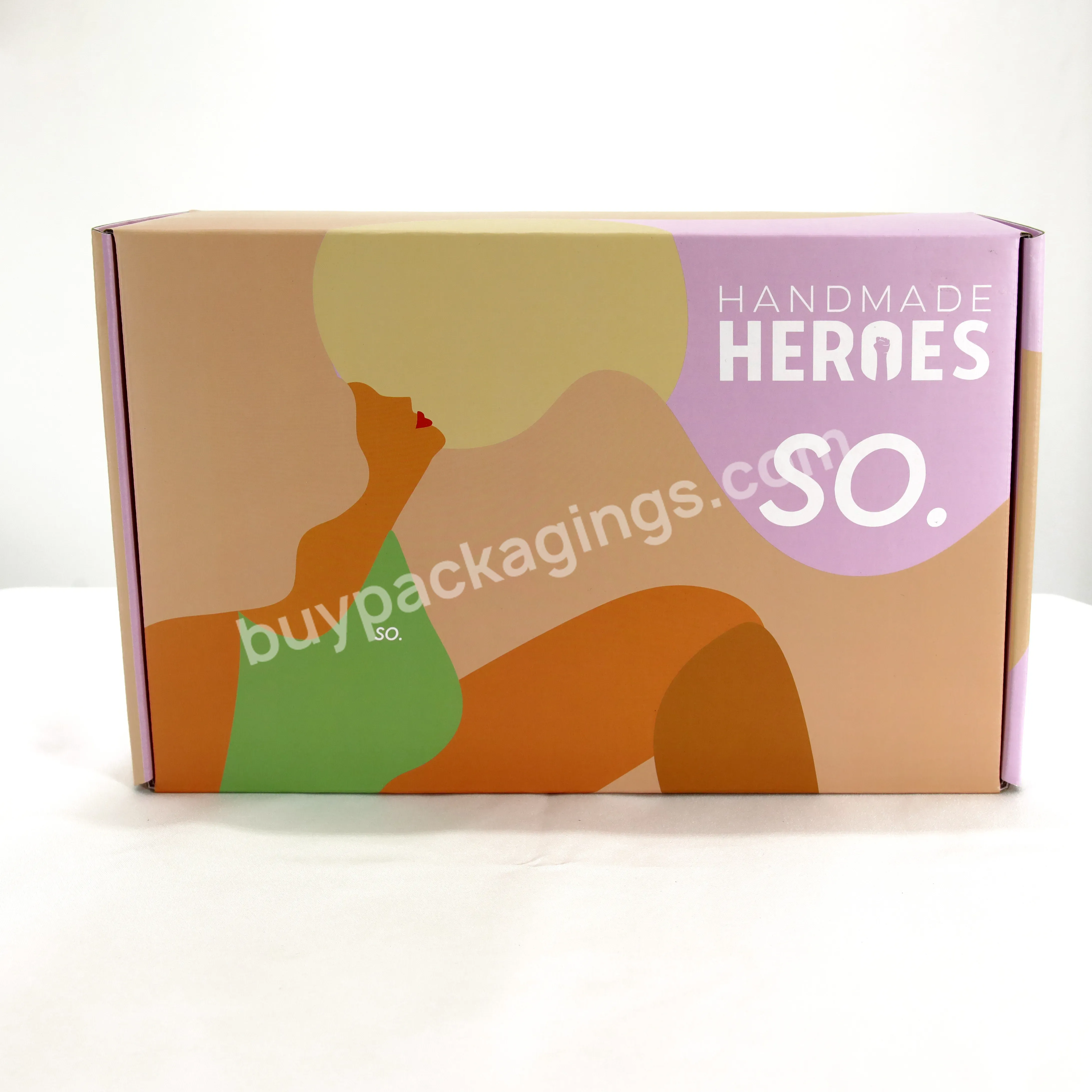 Manufacture Customized Colored Corrugated Paper Shipping Mailer Boxes With Insert Mailing Box