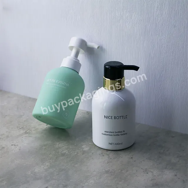 Manufacture High Quality 300ml 400ml 500ml 600ml 750ml Round Pet Plastic Shampoo Bottle Shower Gel Sanitizer Lotion Pump Bottle