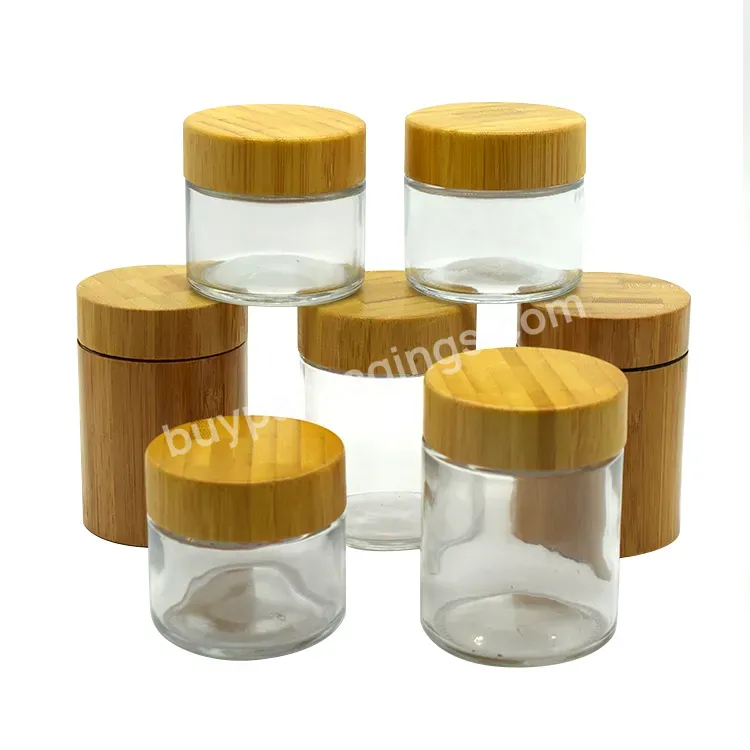 Manufacturer Airtight Bamboo Design 2oz 3oz 4oz Skin Care Bottle Cosmetic Packaging Cream Empty Bamboo Lid Bottles Glass Jar - Buy 4oz 8oz 12oz Marble Cosmetic Jars Bamboo Lid Mason Bottles Glass Jars With Bamboo Lid,Airtight Stash Glass Jar 3oz 4oz