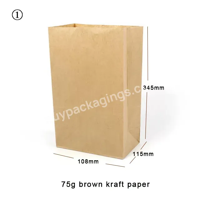 Manufacturer Cheap Food Packaging Paper Bread Bag High Quality Take Away Paper Bag