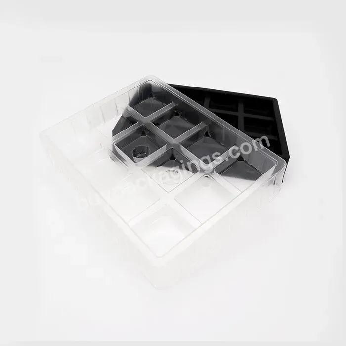 Manufacturer Chocolate Box With Food Grade Insert Tray Plastic 12 Cavity For Food