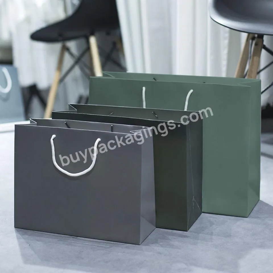 Manufacturer Custom Cardboard Paper Shopping Bag Logo Gift Bag Gift Package Bag