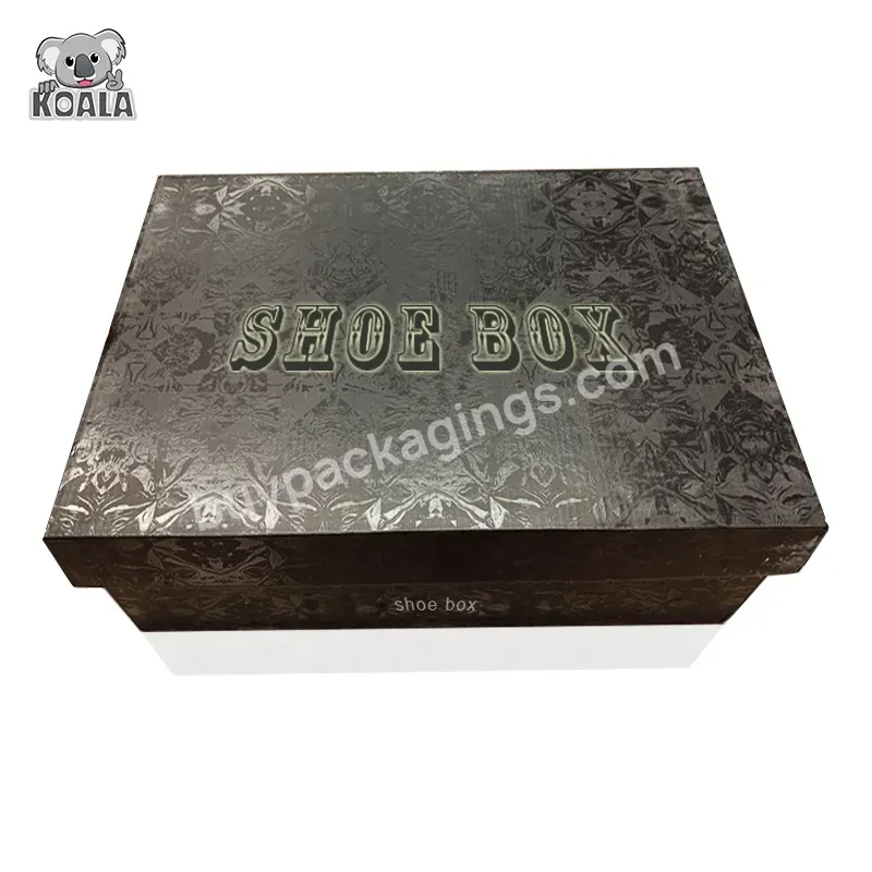 Manufacturer Custom Cheap Recyclable Cardboard Paper Plain Cheap Clothing Converse Shoe Box
