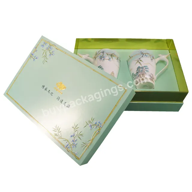Manufacturer Custom Classic Luxury China Cup Box For Gift