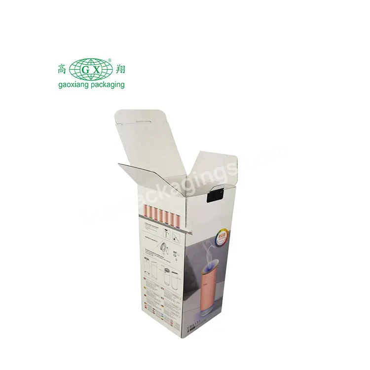 Manufacturer Custom Color Printed White Cardboard Folding Packaging Consumer Electronics Cartons