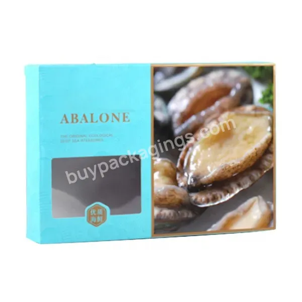 Manufacturer Custom Designs Corrugated Packaging Box Seafood Frozen Food Box