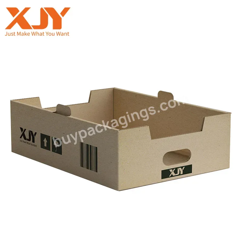 Manufacturer Custom Designs Corrugated Packaging Box Seafood Frozen Food Box