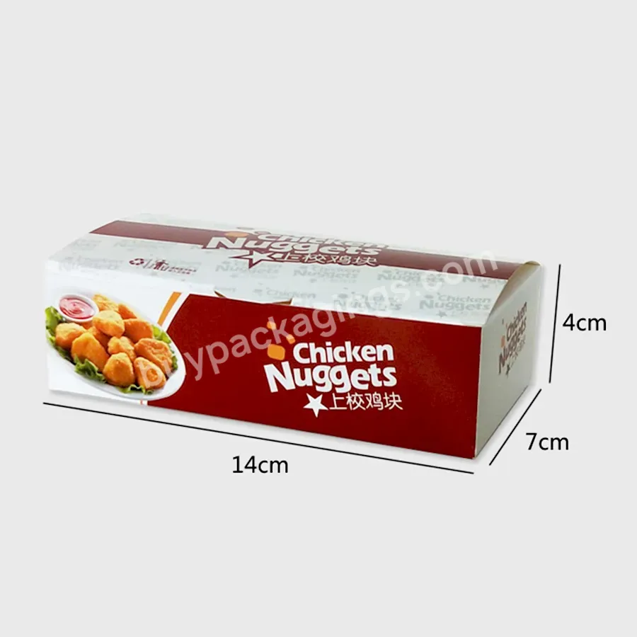 Manufacturer Custom Designs Kraft Paper Fried Chicken Paper Box