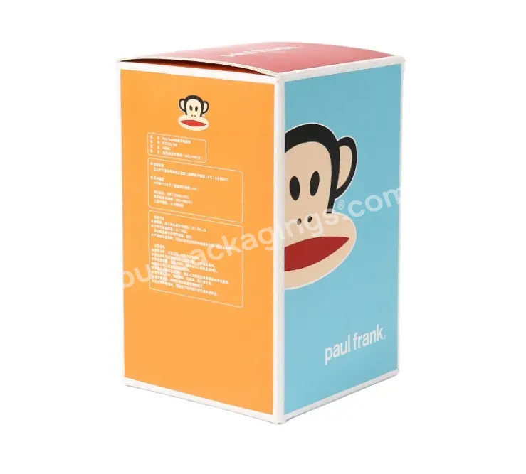 Manufacturer Custom Logo Printing Color Cartoon Corrugated Box For Vacuum Cup Water Bottle Packaging Box