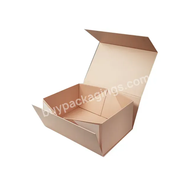 Manufacturer Custom Luxury Apparel Packaging Foldable Paper Storage Gift Box