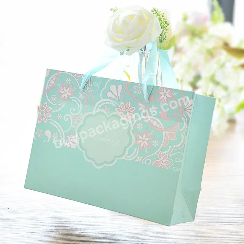 Manufacturer Custom Luxury Beauty Packaging Custom Thank You Gift Bags With Logo Print