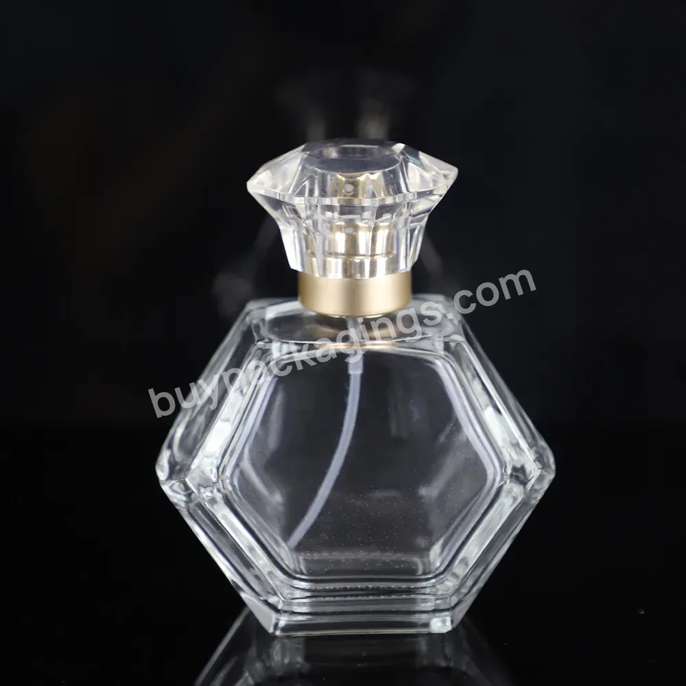 Manufacturer Custom Luxury Refillable Empty 5ml 10ml 30ml 50ml 100ml Botella De Perfume Clear Glass Spray Perfume Bottle