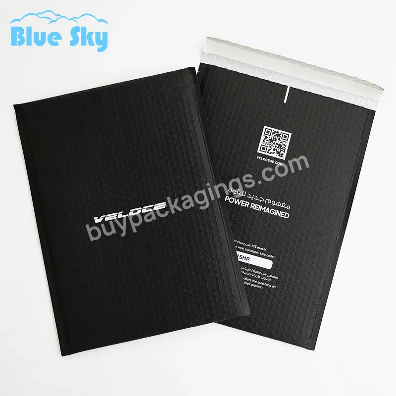 Manufacturer Custom Printed Moq 100pcs Premium Matte Black Packaging Bags