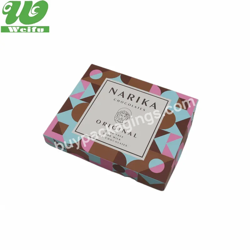 Manufacturer Custom Square Hard Luxury Private Label Small Chocolate Box Paper Packaging For Gift Product