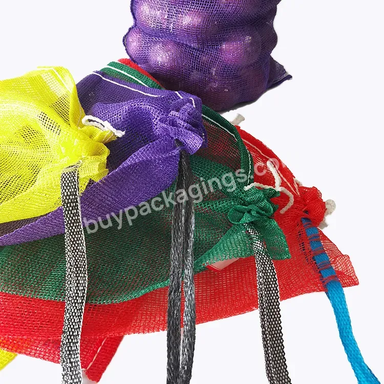 Manufacturer Customized 25lbs 50lbs Polypropylene Woven Polymesh Bag For Vegetables