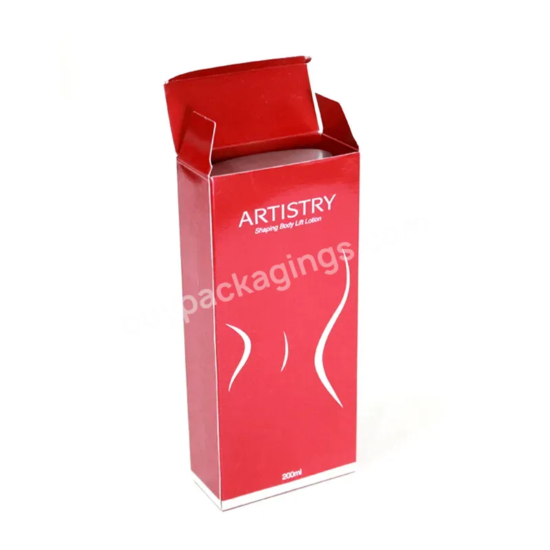 Manufacturer Customized Logo Cosmetic Packing Paper Box Cardboard Packaging Box For Shampoo