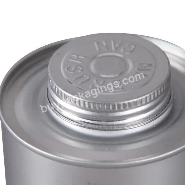 Manufacturer Direct Tin Can With Brush,4oz Capacity,Printing Support,Free Samples
