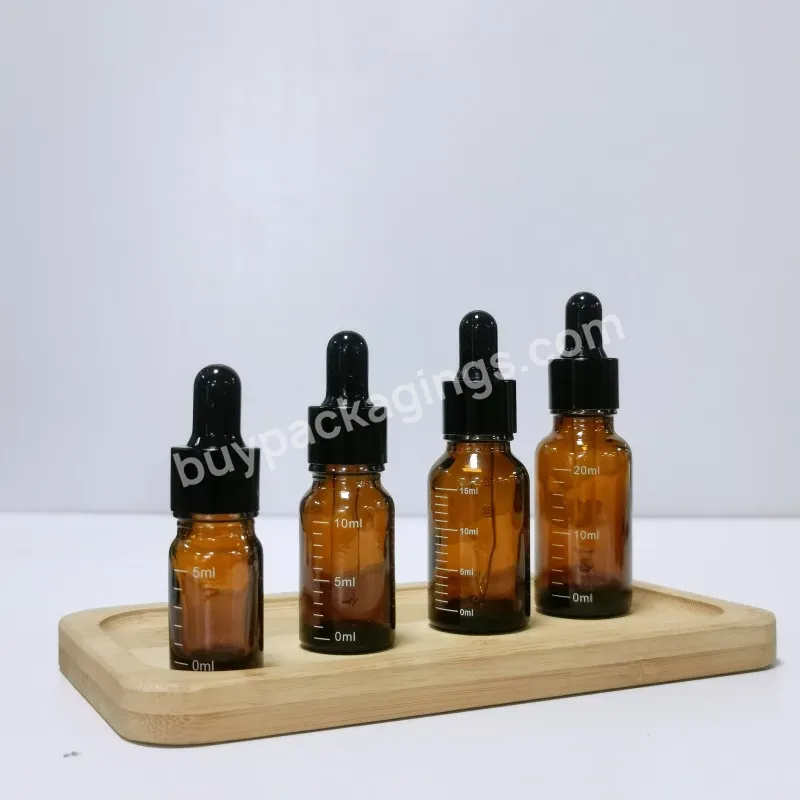 Manufacturer Empty 5ml 10ml 15ml 20ml 30ml 50ml 60ml 100ml Amber Essential Oil Glass Dropper Bottle