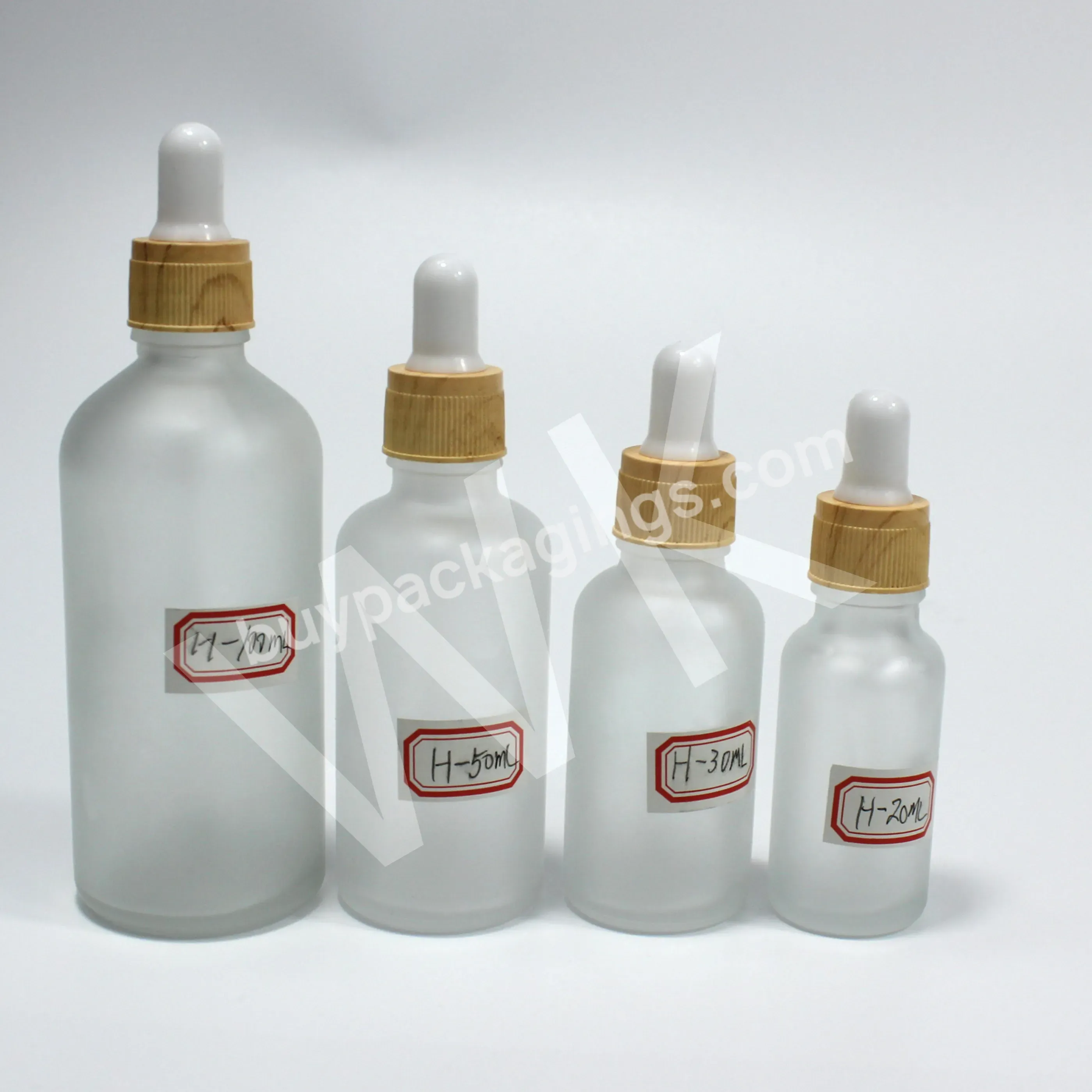 Manufacturer Empty 5ml 10ml 15ml 20ml 30ml 50ml 60ml 100ml Clear Frosted Essential Oil Glass Dropper Bottle